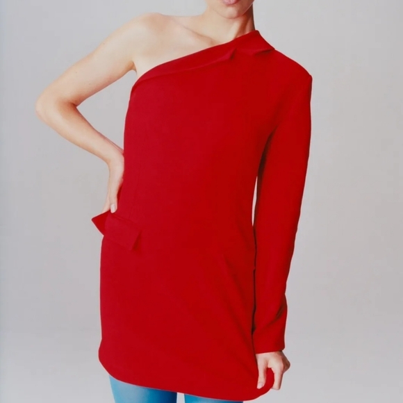 Zara Asymmetric blazer dress - Picture 4 of 12